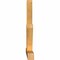 Ekena Millwork Saratoga Rough Sawn Timber Gable Bracket, Western Red Cedar, 96"W x 40"H x 4"D x 4"F, 10/12 Pitch GBW096X40X0404SAR00RWR - alternate 4